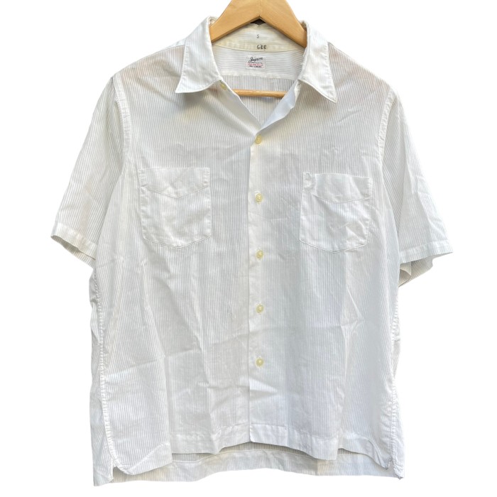 Silver Lining Apparel 半袖 ツートン オープンカラー レーヨンシャツ USA製 メンズXL /eaa360591
