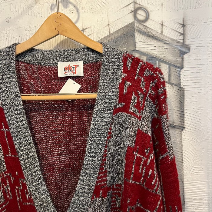 acrylic design knit cardigan | Vintage.City Vintage Shops, Vintage Fashion Trends