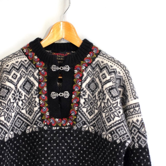 DEVOLD 90s ウールノルディックセーター MADE IN NORWAY | Vintage.City