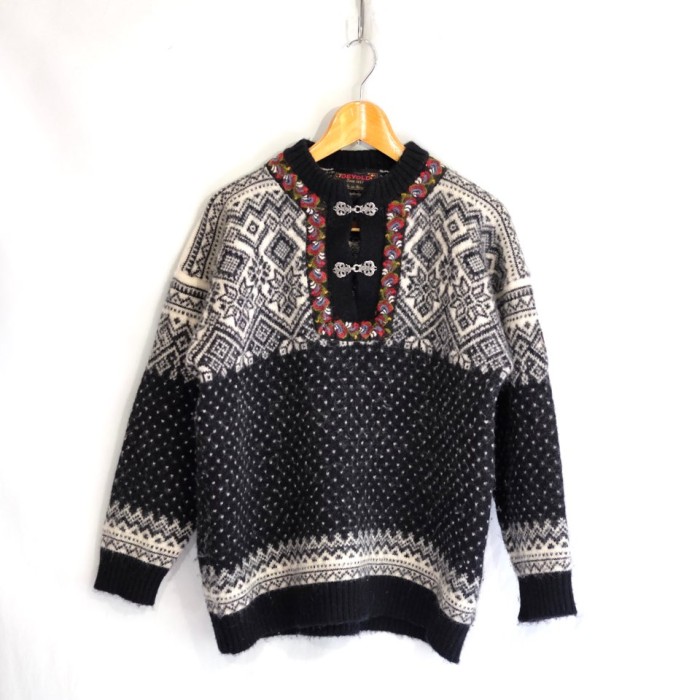 DEVOLD 90s ウールノルディックセーター MADE IN NORWAY | Vintage.City