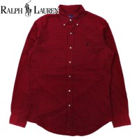 RALPH LAUREN ボタンダウンシャツ 170 レッド チェック コットン SLIM FIT スモールポニー刺繍 | Vintage.City Vintage Shops, Vintage Fashion Trends