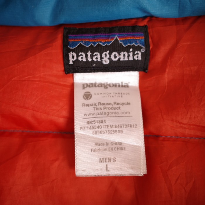 希少 US 古着 patagonia パタゴニア L ナノパフ ダウン ジャケット 企業 コラボ 1837 PARTNERS ライトダウン | Vintage.City 빈티지숍, 빈티지 코디 정보