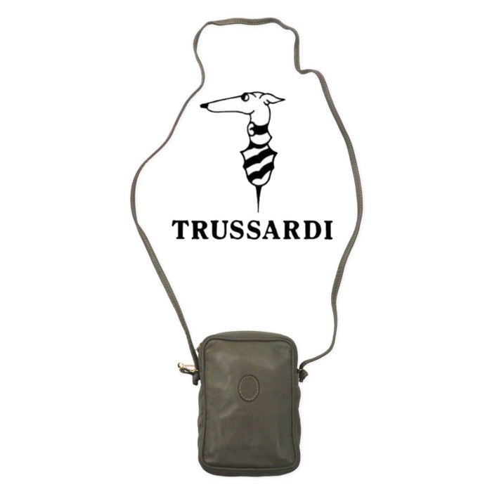 TRUSSARDI トラサルディ オールド イタリア製 ミニショルダーバッグ