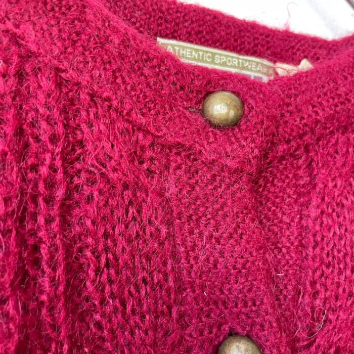 80s mohair knit cardigan モヘアニット カーディガン | Vintage.City