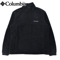 Columbia フルジップフリースジャケット XL ブラック ポリエステル ロゴ刺繍 | Vintage.City 古着屋、古着コーデ情報を発信