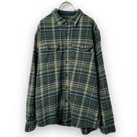 90s ウールリッチ　ポケット付き　チェックシャツ　ネルシャツ  サイズ：L 長袖シャツ 緑 古着 | Vintage.City 古着屋、古着コーデ情報を発信