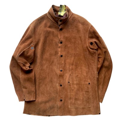 Dead Stock “STEINER” Suede Leather Welding Jacket レザー