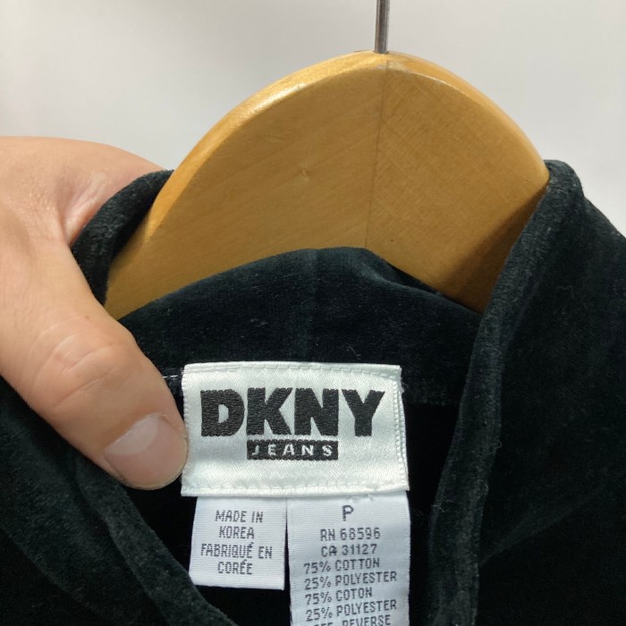90’s DKNY JEANS ベロアタートルネック長袖　　P | Vintage.City 빈티지숍, 빈티지 코디 정보
