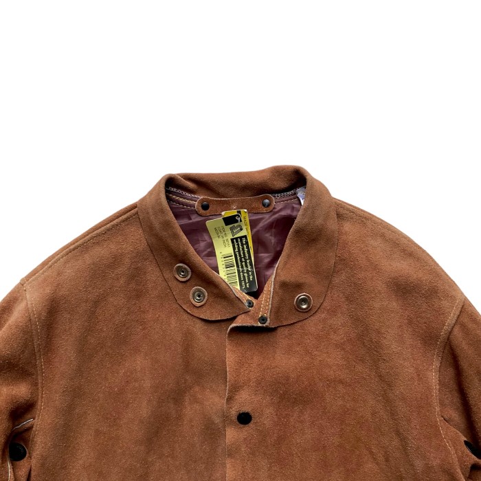 Dead Stock “STEINER” Suede Leather Welding Jacket レザージャケット ...