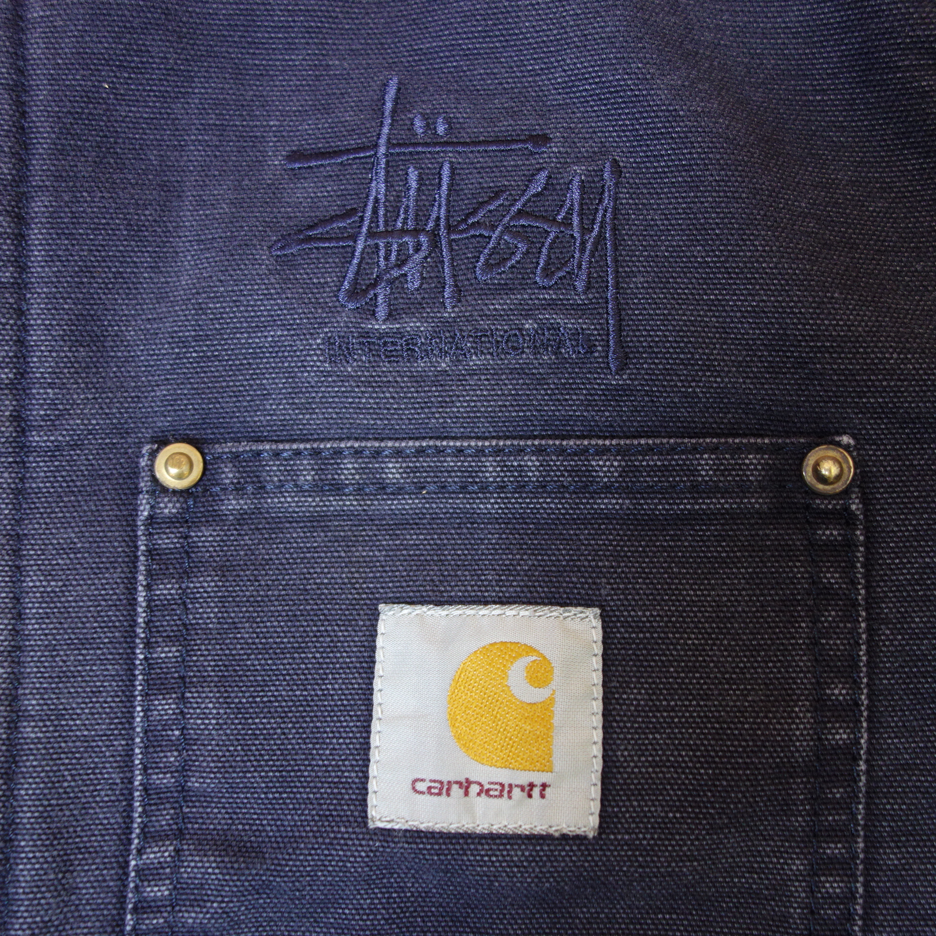 Stussy & Carhartt WIP(カーハート ＆ ステューシーワークイン ...