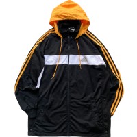 90’s adidas Three Stripes Track Jacket with Hoodie | Vintage.City 古着屋、古着コーデ情報を発信