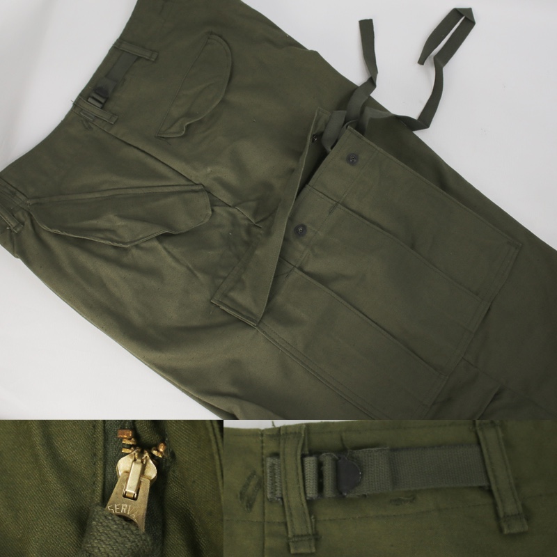 M-65 フィールドパンツ MR 実寸W35L29 米軍 72年 実物 デッドストック