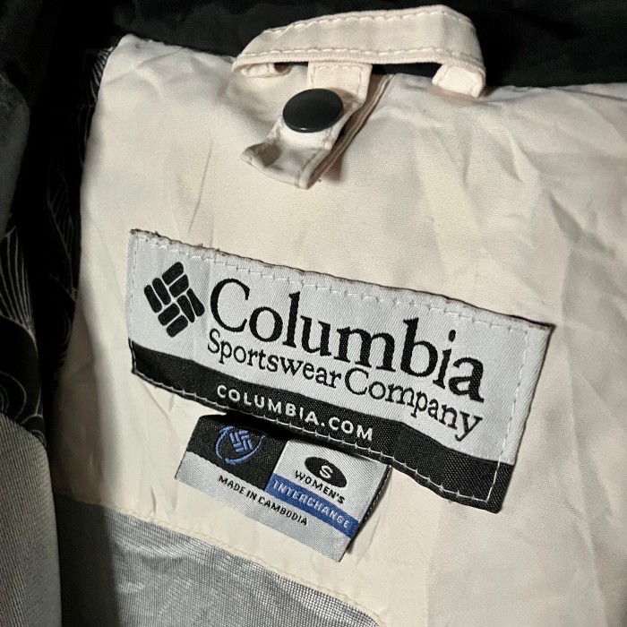 Columbia コロンビア ジップアップ フード ジャケット 古着 レア柄 