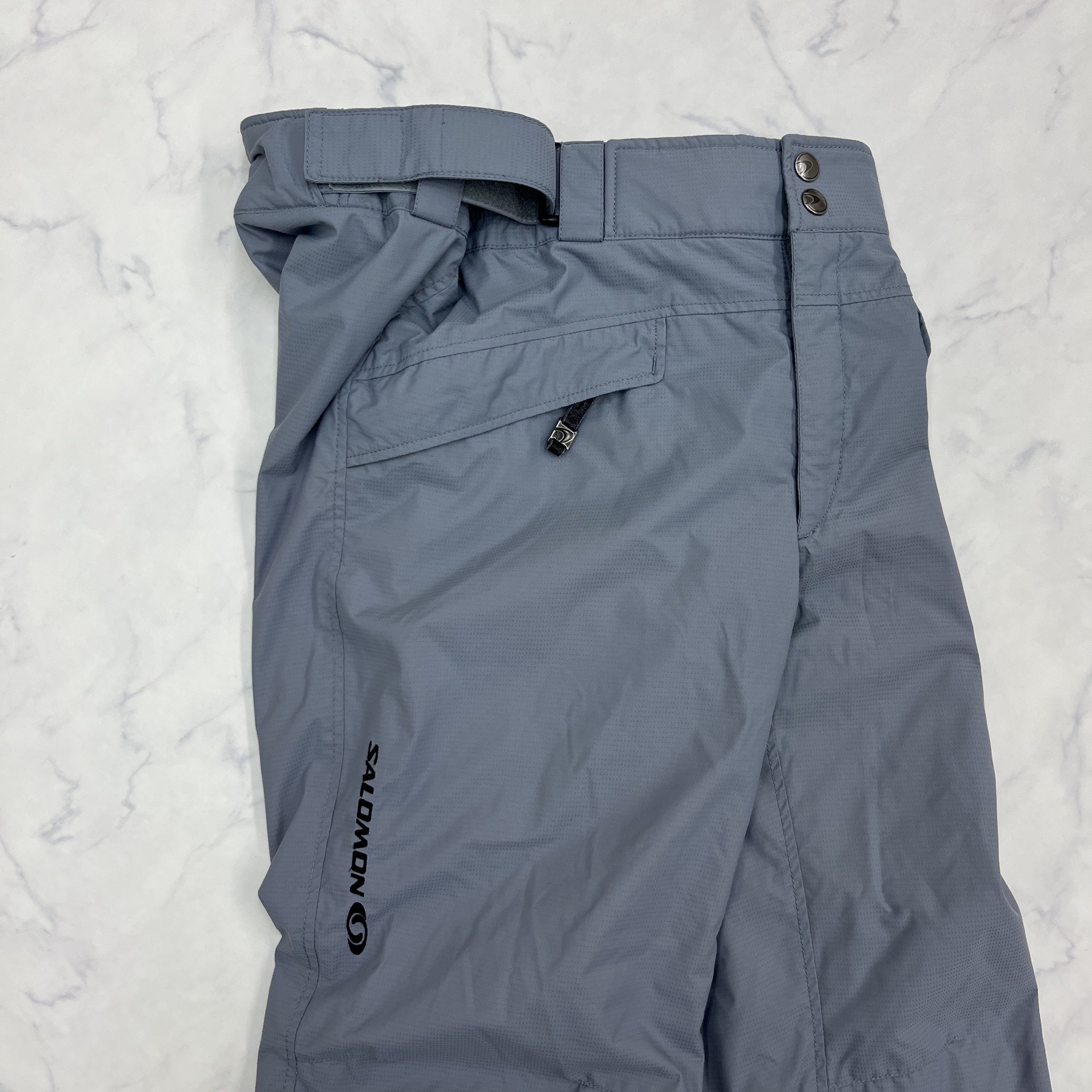 00s SALOMON Archive Moutain Pants y2k Light Gray | Vintage.City