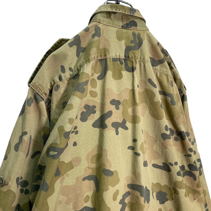 90s Rumanian army fleck camo field shirt | Vintage.City 古着屋、古着コーデ情報を発信