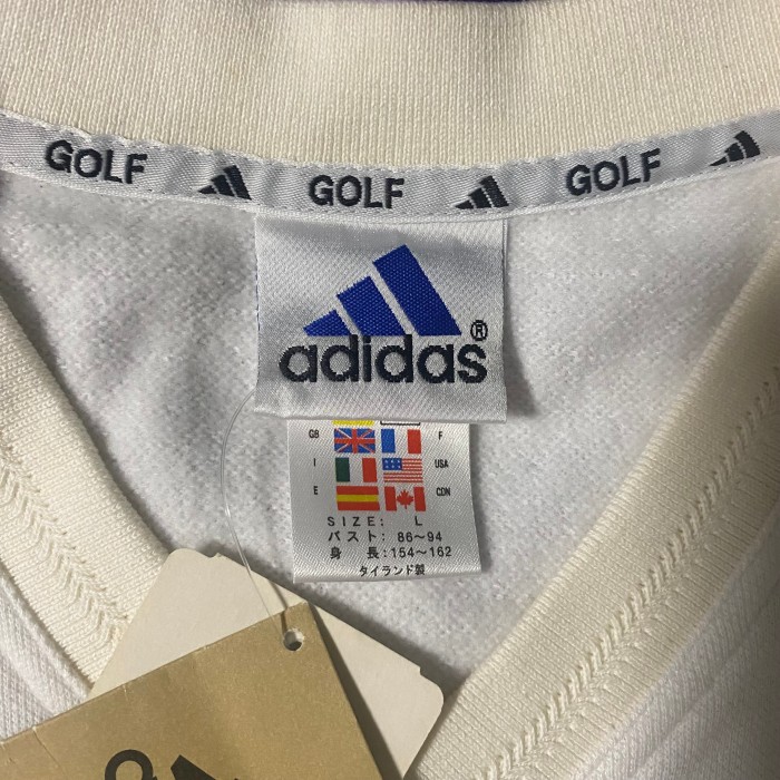 adidas 90s Dead Stock Cotton Vest | Vintage.City 빈티지숍, 빈티지 코디 정보