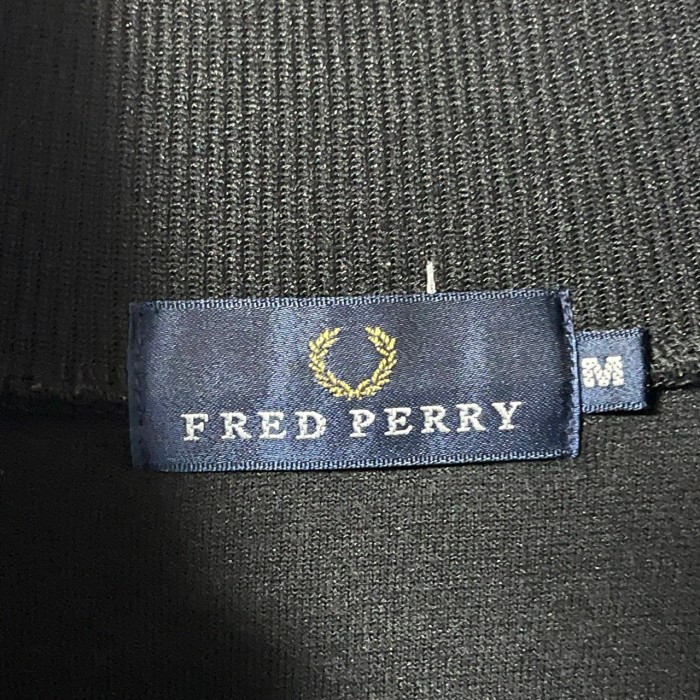 FRED PERRY トラックジャケット ベロア 刺繍ロゴ ワンポイントロゴ ...