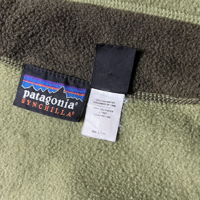 00年製 Patagonia フルジップ シンチラ フリース ベスト S / 00s 00 ...