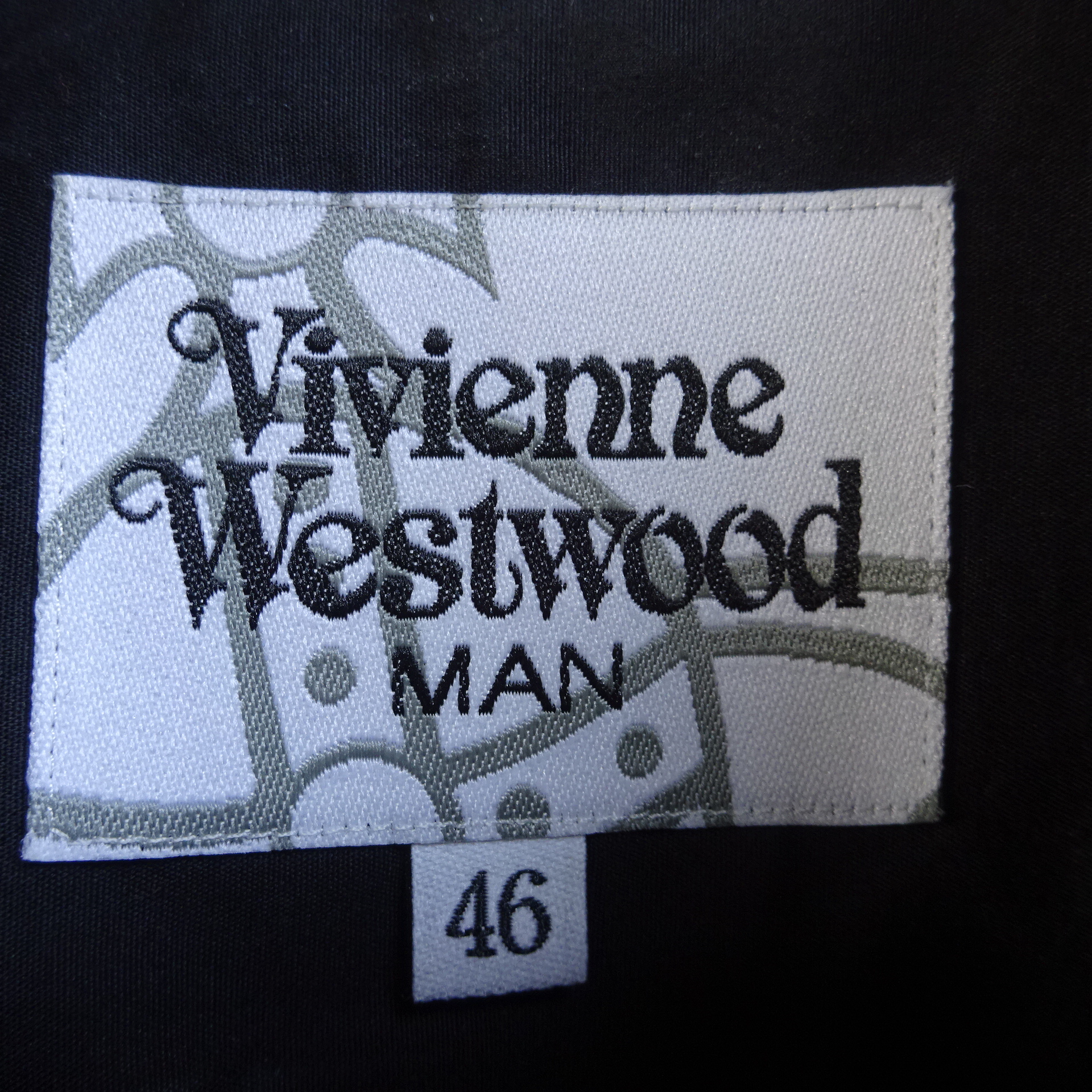 ヴィヴィアンウエストウッド デザインシャツ サイズ46 ネイビー 日本製 ...