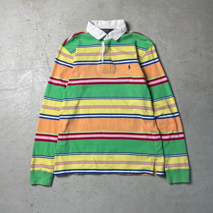 Polo by Ralph Lauren ポロバイラルフローレン ボーダー ラガーシャツ メンズM | Vintage.City Vintage Shops, Vintage Fashion Trends