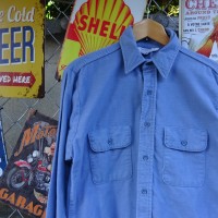 ファイブブラザー ネルシャツ M ブルー USA製 胸ポケット 長袖 シンプル 8695 | Vintage.City 古着屋、古着コーデ情報を発信