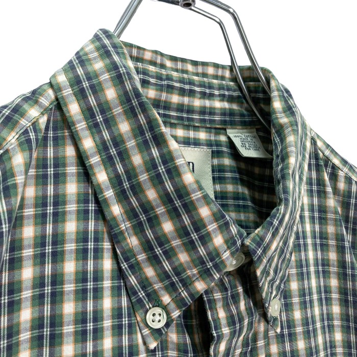 90s OLD GAP L/S cotton BD check shirt | Vintage.City 古着屋、古着コーデ情報を発信