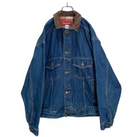 90s MARLBORO leather switching denim jacket | Vintage.City 古着屋、古着コーデ情報を発信