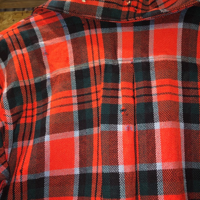 50's Print flannel shirts s-2026