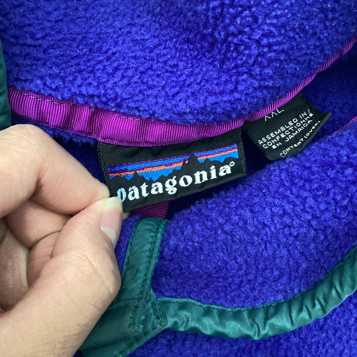90's Patagonia/パタゴニア “雪なしタグ” シンチラフリース スナップT