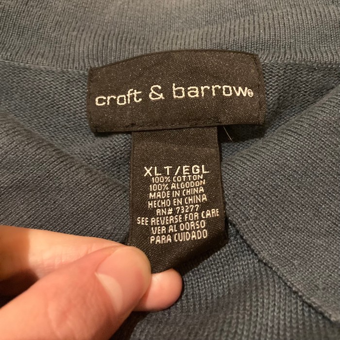 croft&barrow LS Knit poloshirts t-1942 | Vintage.City 빈티지숍, 빈티지 코디 정보
