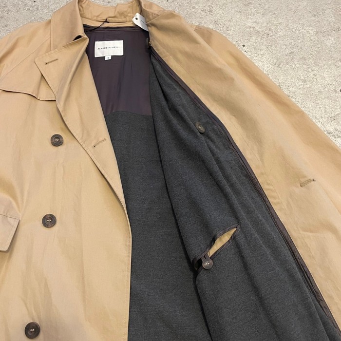 （Sサイズ）ALFRED DUNILL trench coat | Vintage.City 빈티지숍, 빈티지 코디 정보