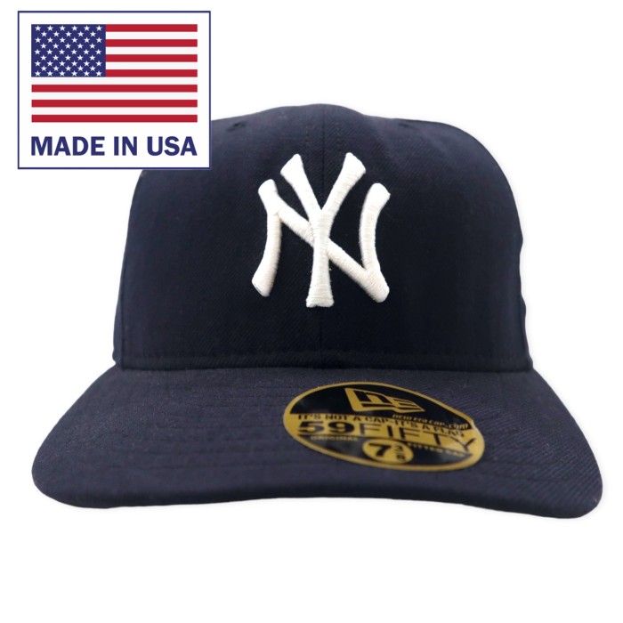 未使用 ニューエラ ヤンキース ベースボールキャップ 帽子 メジャーリーグ 濃紺キャップ