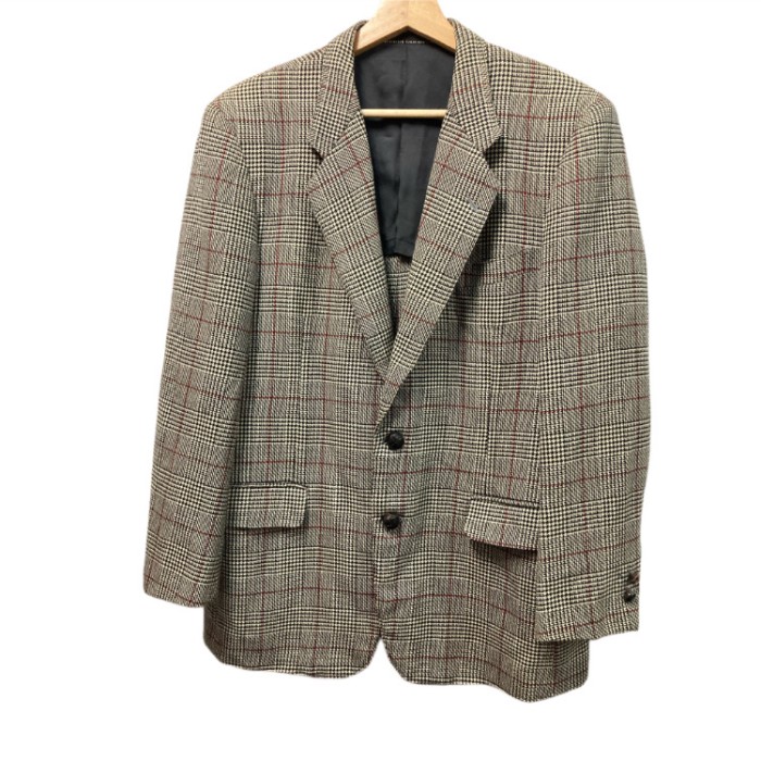 90's DORMEUIL CLOTH woolチェックテーラードジャケット AB5 | Vintage
