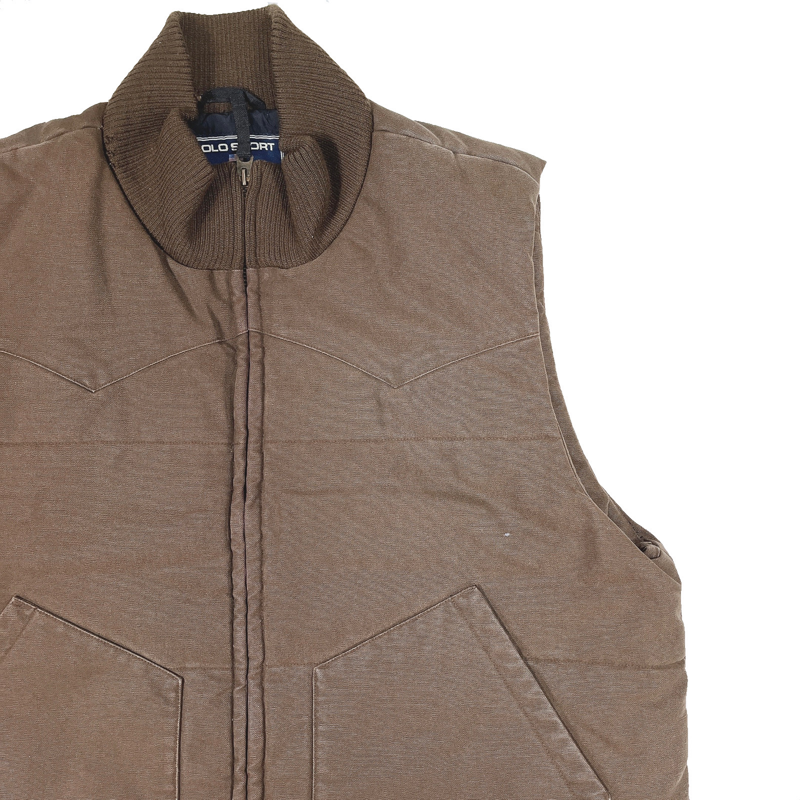 Lsize Polo sports vest brown 231028010 Lサイズ ラルフローレン ポロ ...