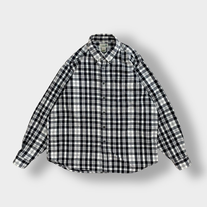 L.L.Bean XL ビッグサイズ ネルシャツ フランネルシャツ 長袖 チェック