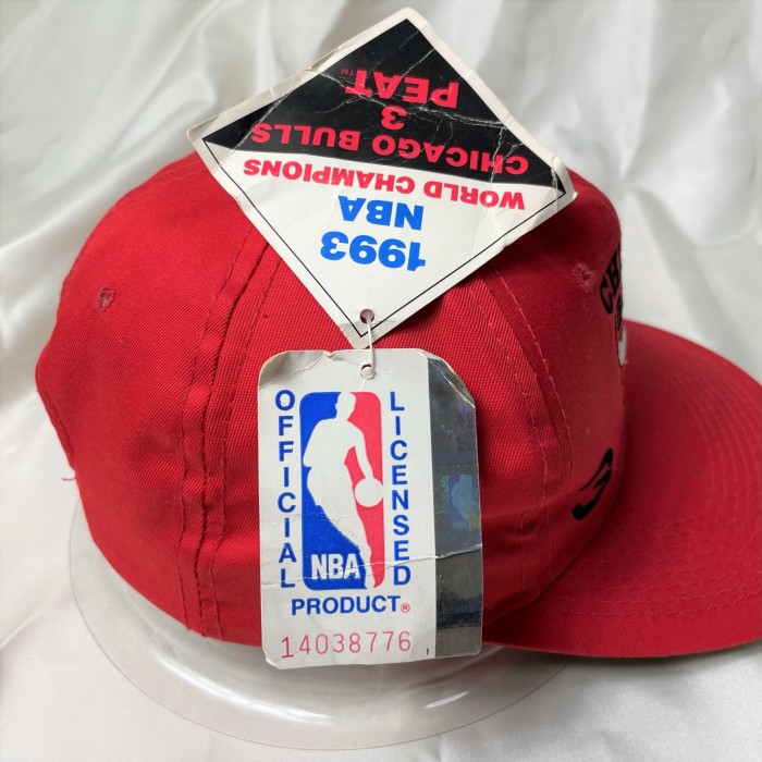 未使用 90s NBA シカゴブルズ 3PEAT 6パネル ベースボールキャップ | Vintage.City 古着屋、古着コーデ情報を発信
