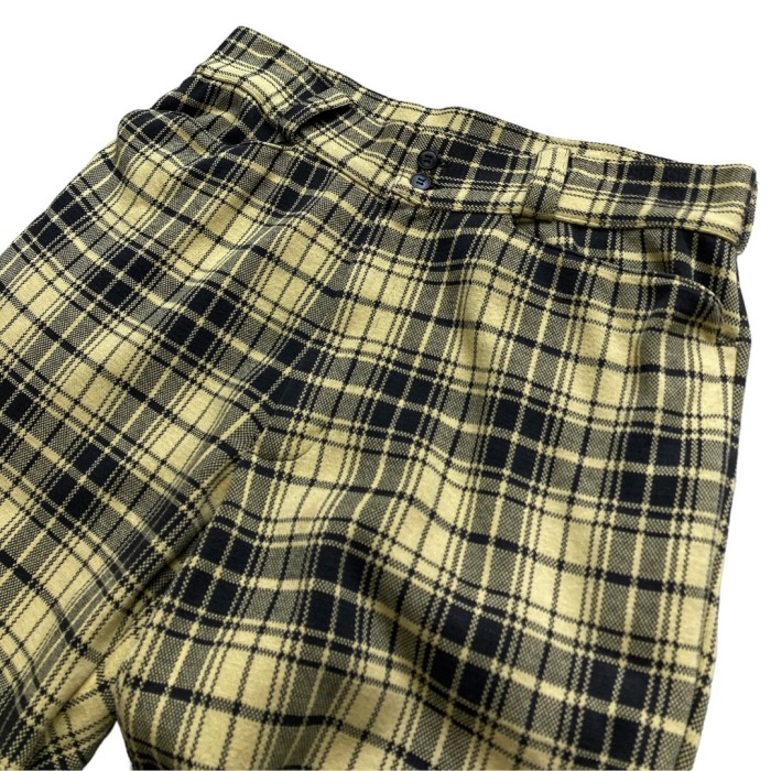 90s agnes b. homme tartan check design pants | Vintage.City 빈티지숍, 빈티지 코디 정보