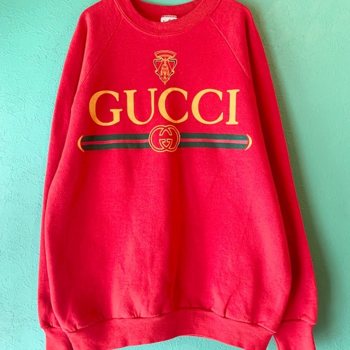 80s USA GUCCI ブートレグ プリントスウェット | Vintage.City