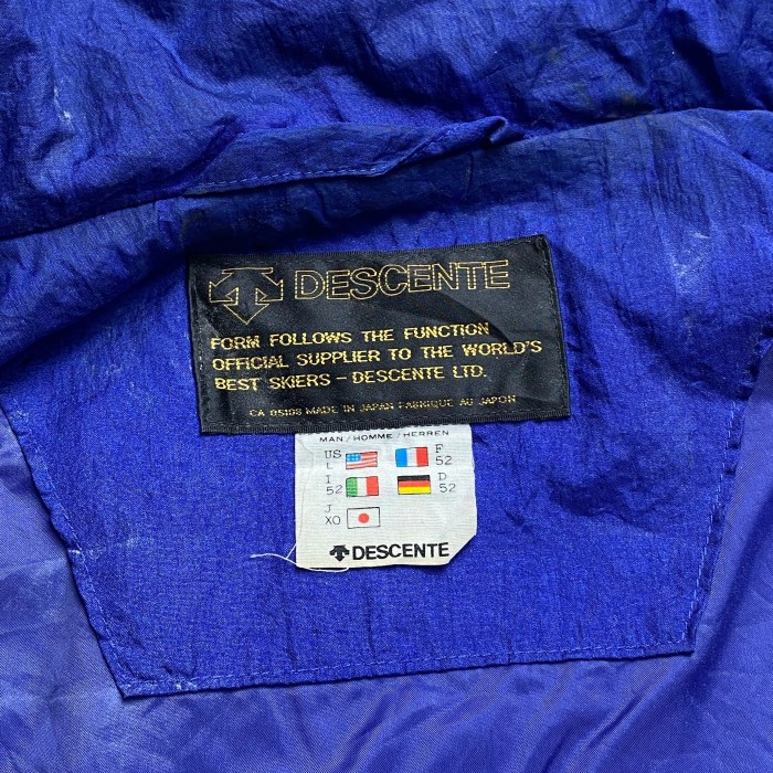 【90's】 デサント L ナイロンジャケット レーシングジャケット フード付き | Vintage.City 古着屋、古着コーデ情報を発信