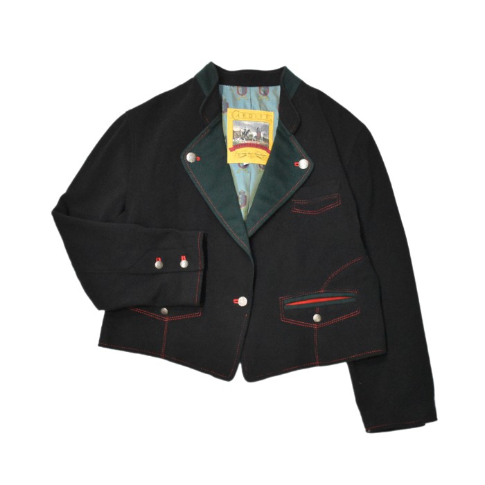EURO Vintage Tyrolean Short Length Jacket | Vintage.City