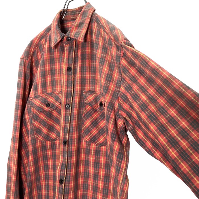 80-90s Lee L/S cotton check nel shirt | Vintage.City 빈티지숍, 빈티지 코디 정보