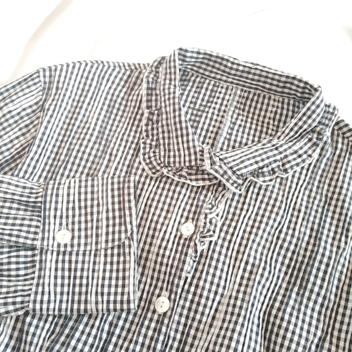80-90sGingumCheckShirt【BK】 | Vintage.City 古着屋、古着コーデ情報を発信