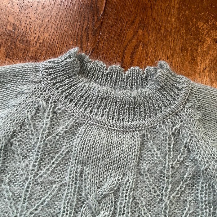 90's Michelle Stuart Mohair Cable knit モヘア ケーブル ニット | Vintage.City 古着屋、古着コーデ情報を発信