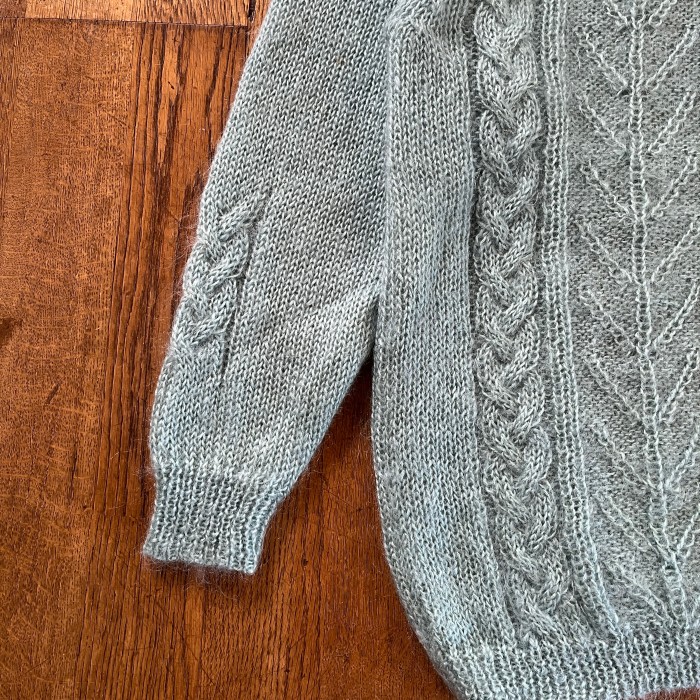 90's Michelle Stuart Mohair Cable knit モヘア ケーブル ニット | Vintage.City 古着屋、古着コーデ情報を発信