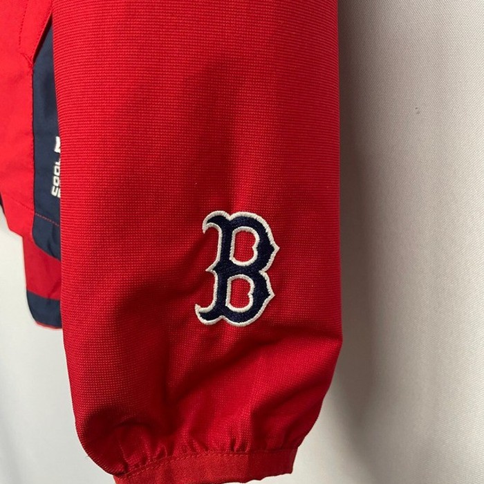 “RED SOX” Half Zip Pullover Team Jacket | Vintage.City 古着屋、古着コーデ情報を発信
