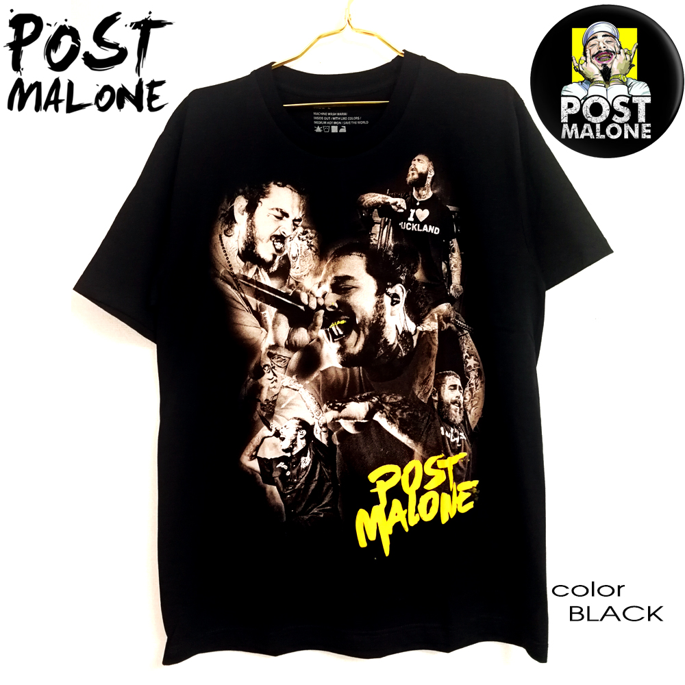 36 Post Malone ポストマローン POSTY ブラック Lサイズ Tシャツ 半袖