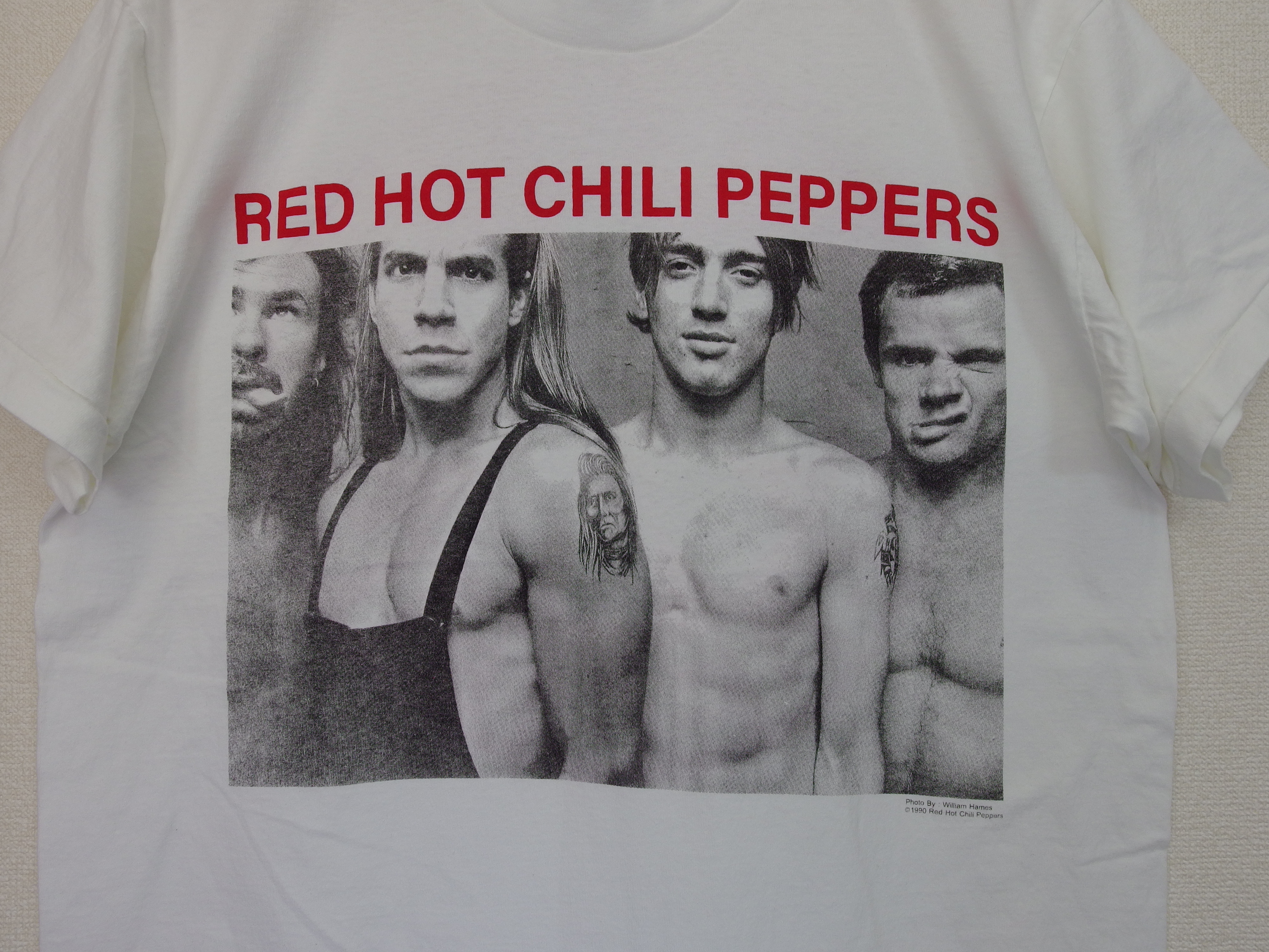 RED HOT CHIL IPEPPERS レッドホットチリペッパーズ Tシャツ ホワイト