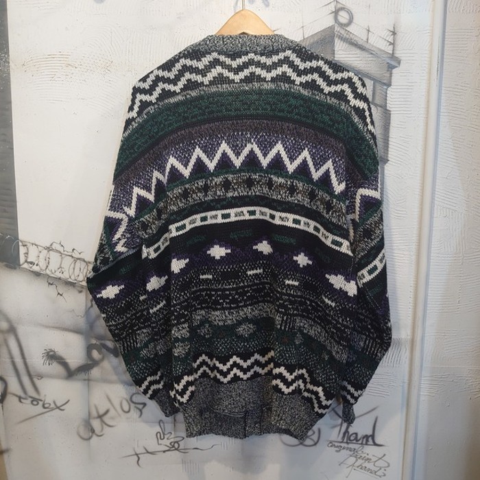design knit cardigan | Vintage.City 빈티지숍, 빈티지 코디 정보