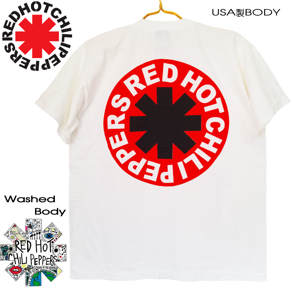 RED HOT CHIL IPEPPERS レッドホットチリペッパーズ Tシャツ ホワイト