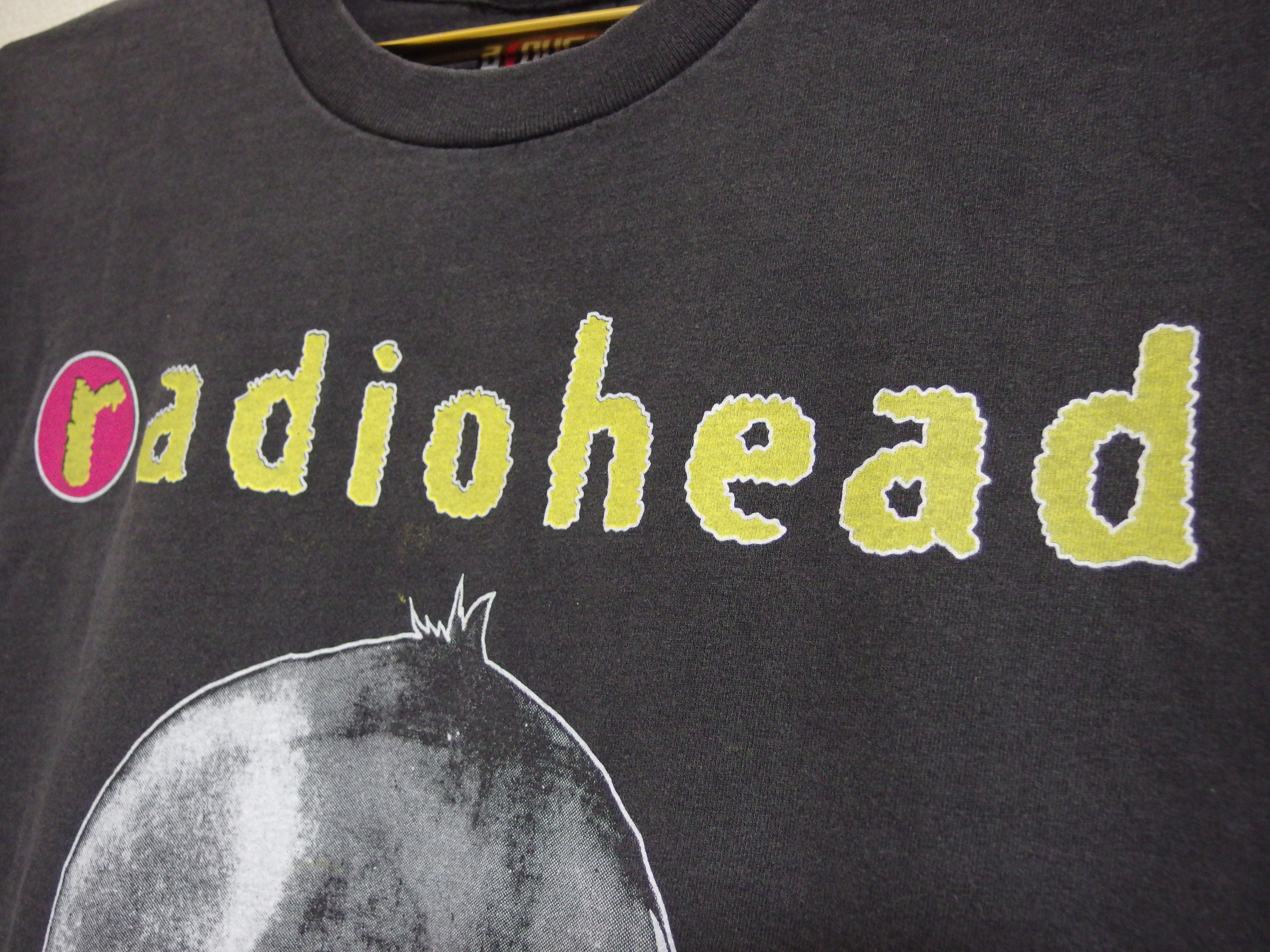 Radiohead レディオヘッド Tシャツ ウォッシュアウトブラック Lサイズ